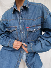 Load image into Gallery viewer, « Texas » denim shirt
