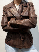 Load image into Gallery viewer, REDSKINS leather trench
