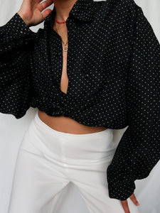 "Nour" silk shirt