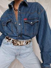 Load image into Gallery viewer, « Texas » denim shirt
