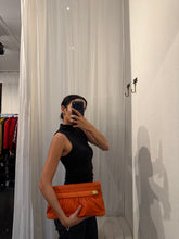 Load image into Gallery viewer, VINTAGE ORANGE LEATHER POUCH
