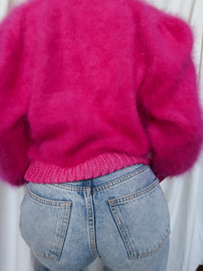 "Rania" angora cardigan