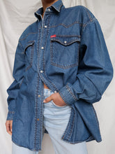 Load image into Gallery viewer, « Texas » denim shirt
