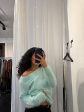 Load image into Gallery viewer, MINT ANGORA KNIT
