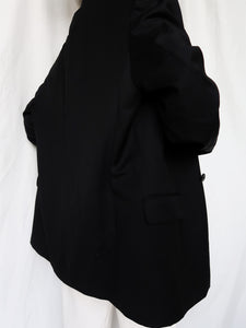 "swan" wool blazer