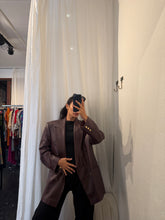 Load image into Gallery viewer, Vintage leather blazer
