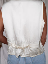 Load image into Gallery viewer, « lotus » satin vest
