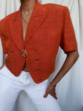 Load image into Gallery viewer, &quot;Tangerine&quot; linen vest
