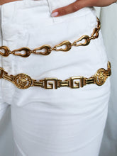 Load image into Gallery viewer, &quot;Pear&quot; golden metal belt
