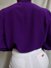 Load image into Gallery viewer, &quot;Purple&quot; silk shirt
