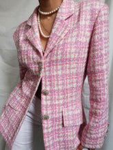 Load image into Gallery viewer, &quot;Gabrielle&quot; tweed blazer
