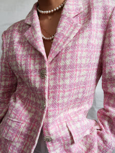 "Gabrielle" tweed blazer