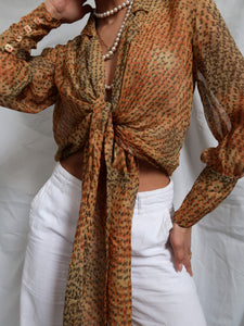 "Lilly" silk shirt