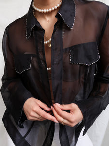 "Irina" silk shirt