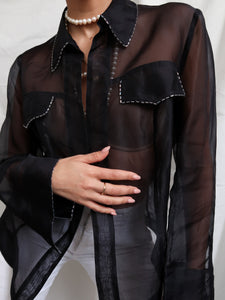 "Irina" silk shirt