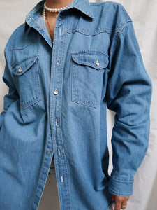 "Western" denim shirt