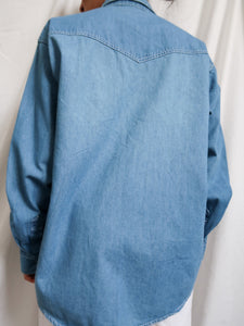 "Western" denim shirt