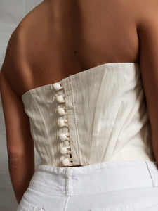 "Lady" silk bustier