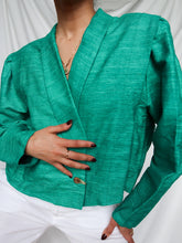 Load image into Gallery viewer, &quot;Turquoise&quot; linen vest
