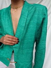 Load image into Gallery viewer, &quot;Turquoise&quot; linen vest
