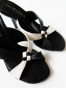 SAN MARINA leather mules