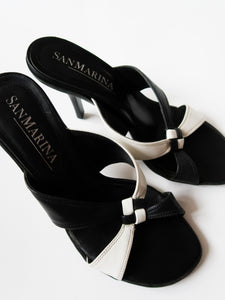 SAN MARINA leather mules