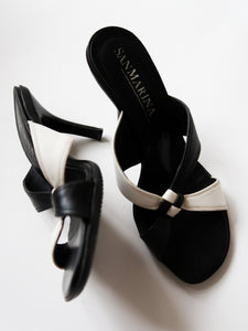 SAN MARINA leather mules