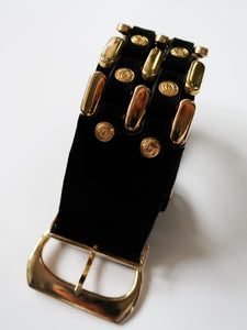 "Dahlia" leather belt