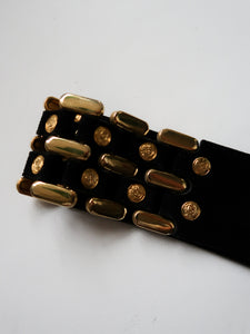 "Dahlia" leather belt
