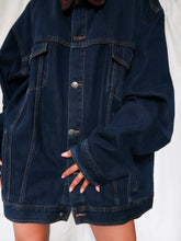 Load image into Gallery viewer, &quot;Teddy&quot; denim jacket
