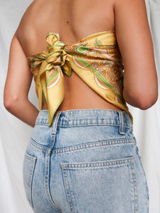 "Amalfi" silk scarf