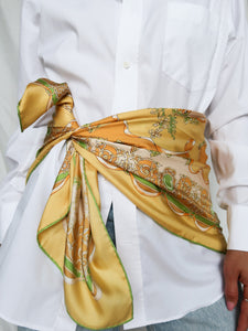 "Amalfi" silk scarf