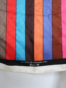 LEONARD PARIS silk scarf