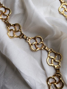 "Magnolia" chain belt