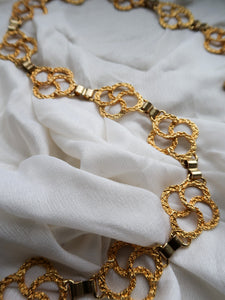 "Magnolia" chain belt