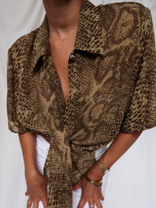 "Amazonia" printed shirt