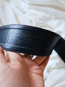 YVES SAINT LAURENT leather belt