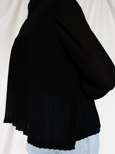 "Sophia" pleated shirt