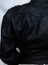Load image into Gallery viewer, &quot;Eva&quot; 80&#39; leather jacket
