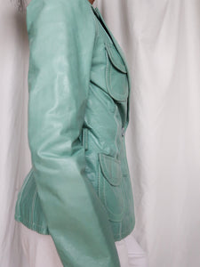 70' leather vest