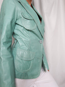 70' leather vest
