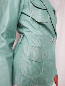 70' leather vest
