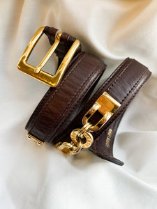 "Rym" leather belt