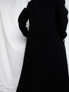 "Milan" black coat