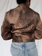 Load image into Gallery viewer, &quot;Tina&quot; 80&#39; leather jacket
