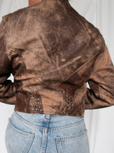 Load image into Gallery viewer, &quot;Tina&quot; 80&#39; leather jacket
