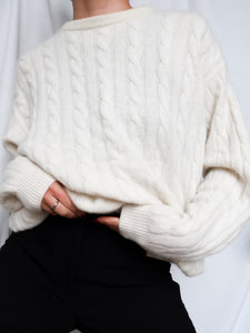 "Snow" pure cashmere jumper