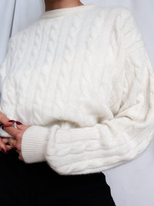 "Snow" pure cashmere jumper