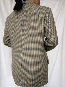 "Lady" houndstooth blazer