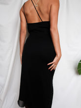 Load image into Gallery viewer, &quot;Rania&quot; black vintage dress
